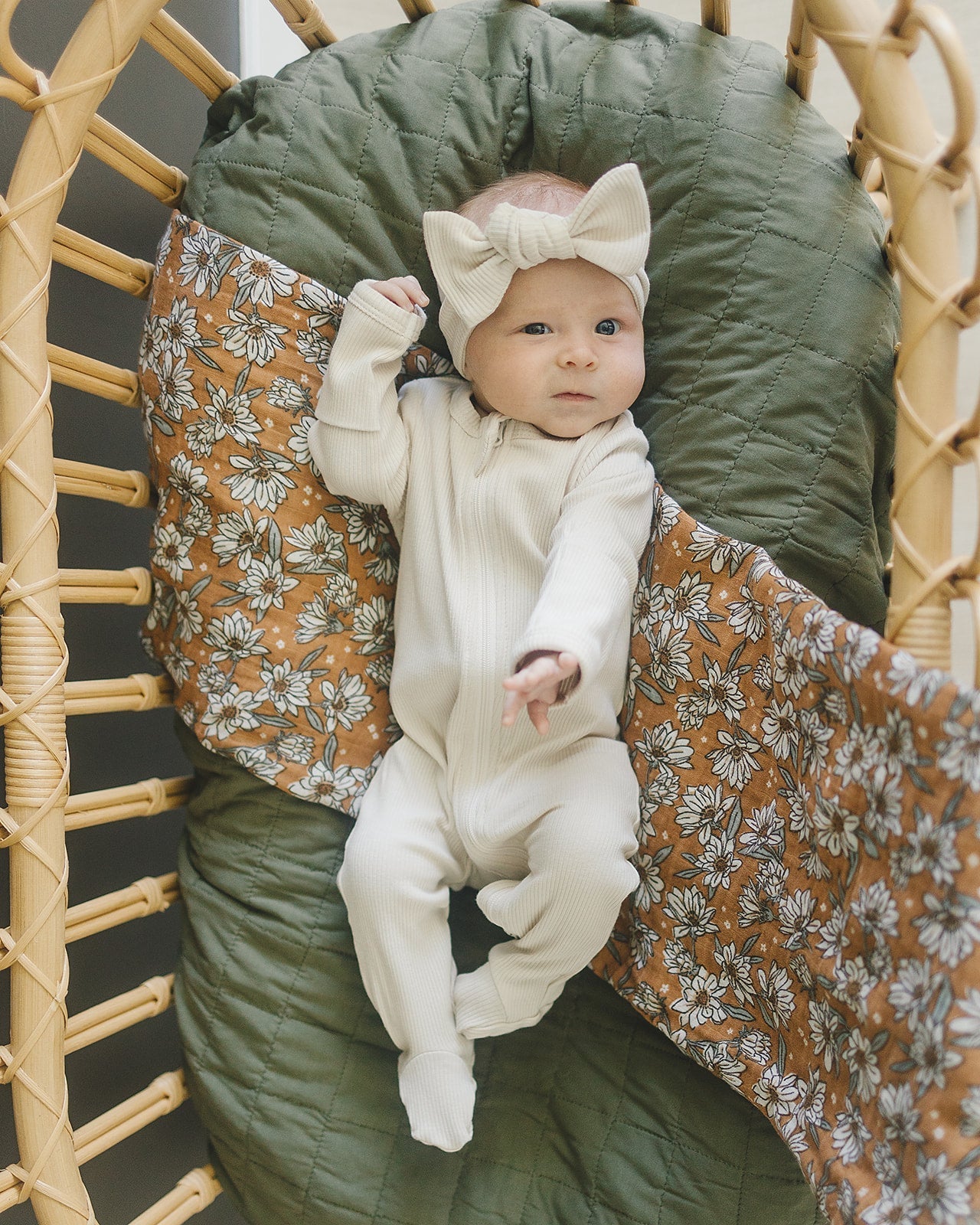 Magnolia Muslin Swaddle Blanket - Tenth &amp; Pine - 