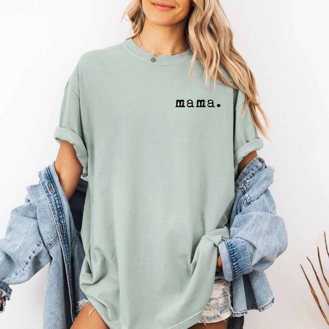 Mama T-shirt | Adult Short Sleeve Tee - Tenth &amp; Pine - Adult Tshirt - S - Bay