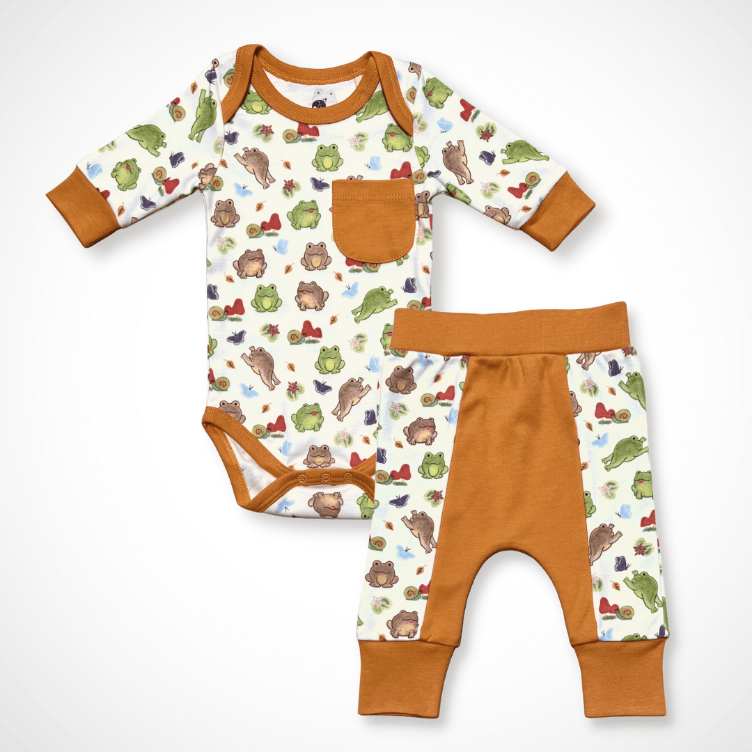 Meadow Set | Organic Pima Cotton - Tenth &amp; Pine - Winter Outfits - 0 - 3M - Kolorful