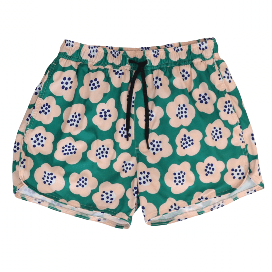 Men’s Poppy Swim Trunks - Tenth &amp; Pine - Swim Shorts - Sz S