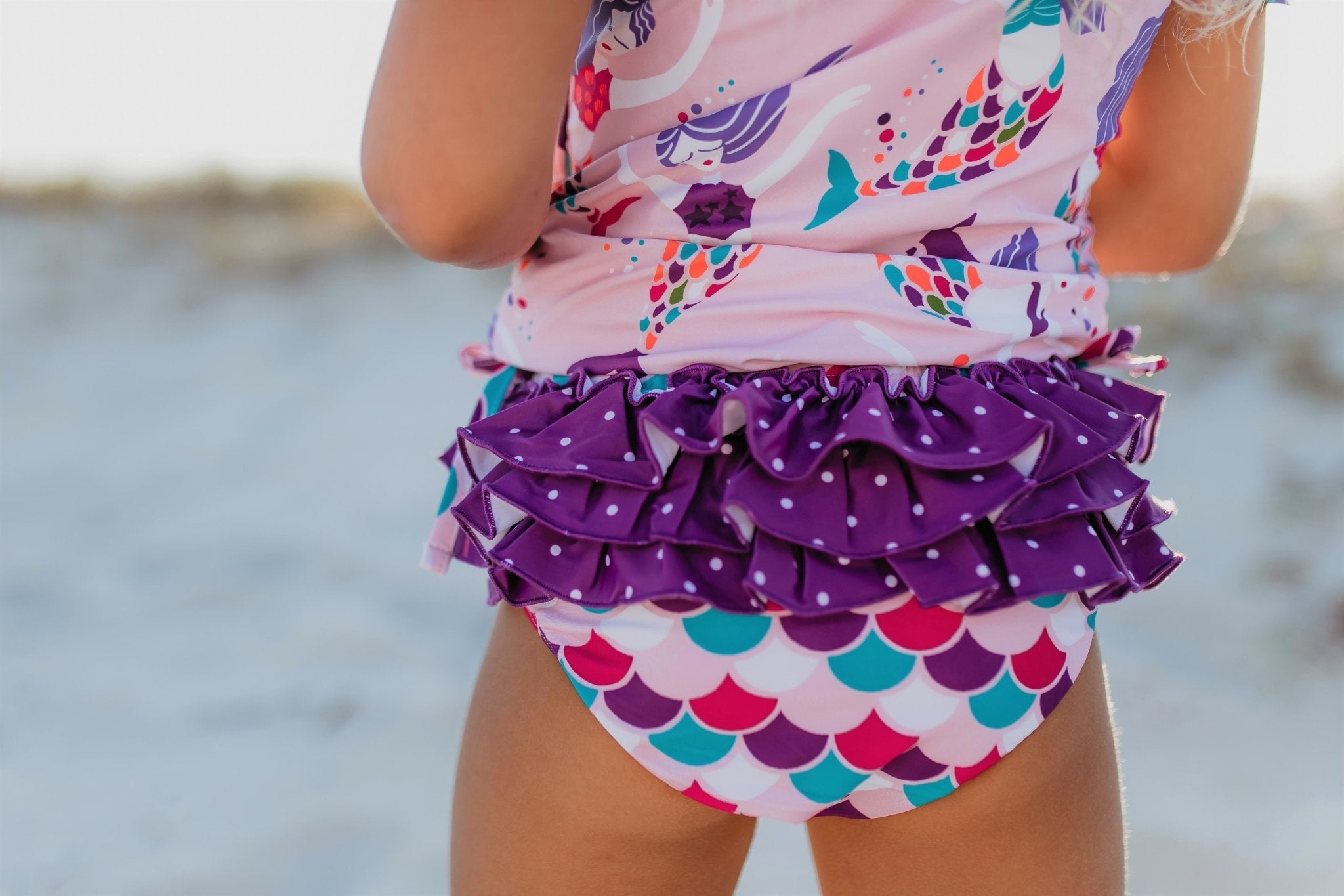 Mermaid Rash Guard Swimsuit - Tenth &amp; Pine - Swimsuit - 18 Months - Oopsie Daisy