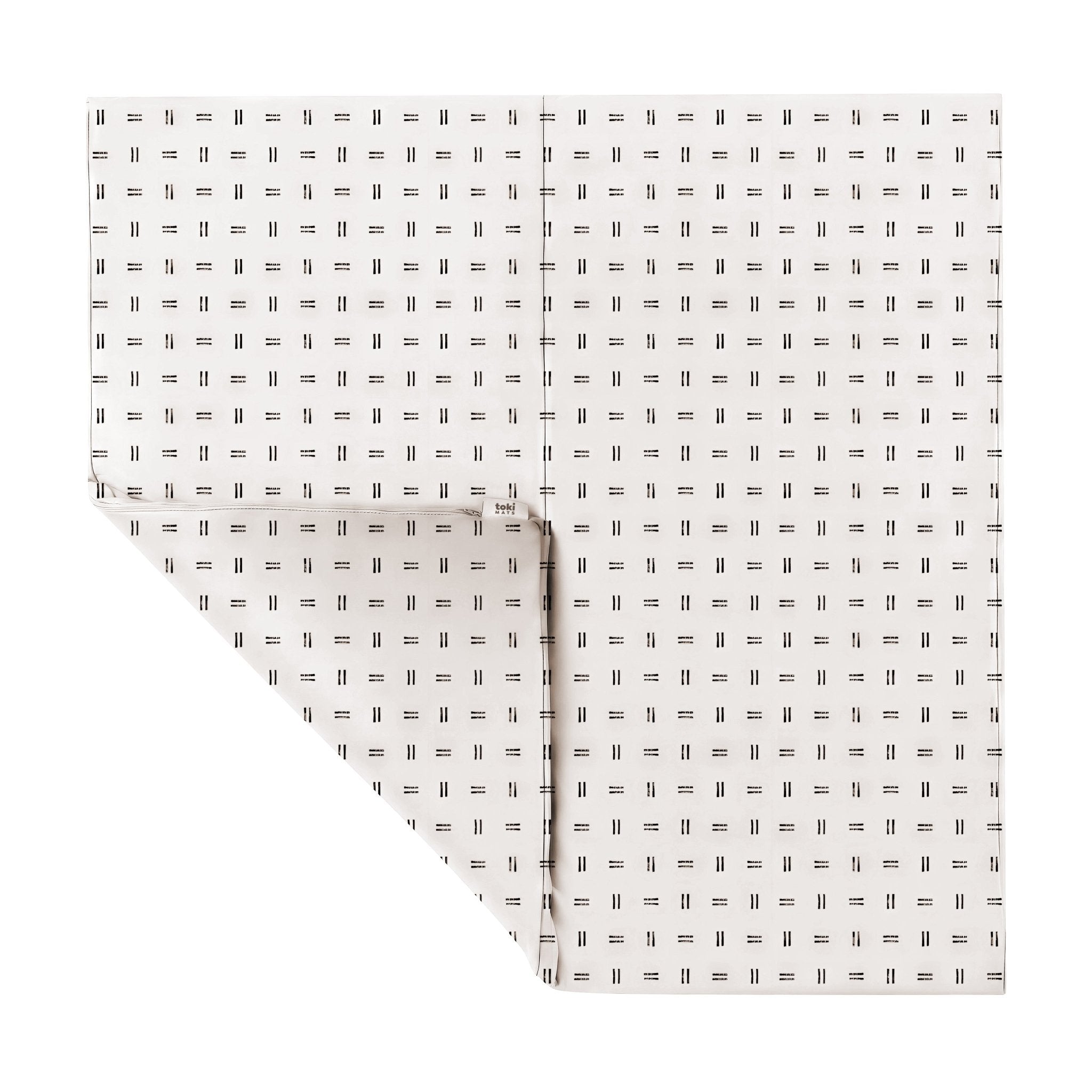 Mudcloth Vegan Leather Mat - Tenth &amp; Pine - Vegan Leather Padded Mat - Mega