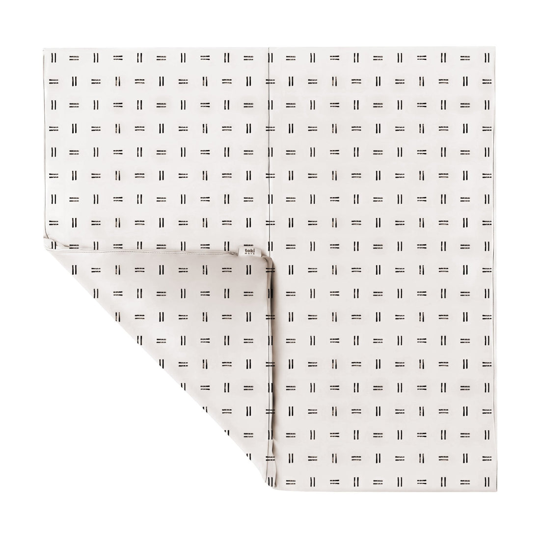 Mudcloth Vegan Leather Mat - Tenth & Pine - Vegan Leather Padded Mat - Standard