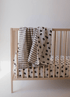 Muslin Quilt | Black & White Yin Yang / Stripe - Tenth & Pine - Quilt - forever french baby