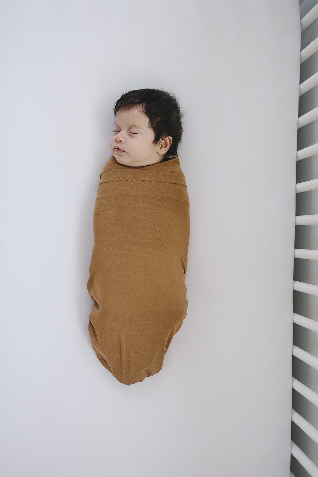 Mustard Bamboo Stretch Swaddle - Tenth &amp; Pine - 