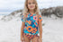 Navy Orange Rash Guard Swimsuit - Tenth & Pine - Swimsuit - 3 - Oopsie Daisy
