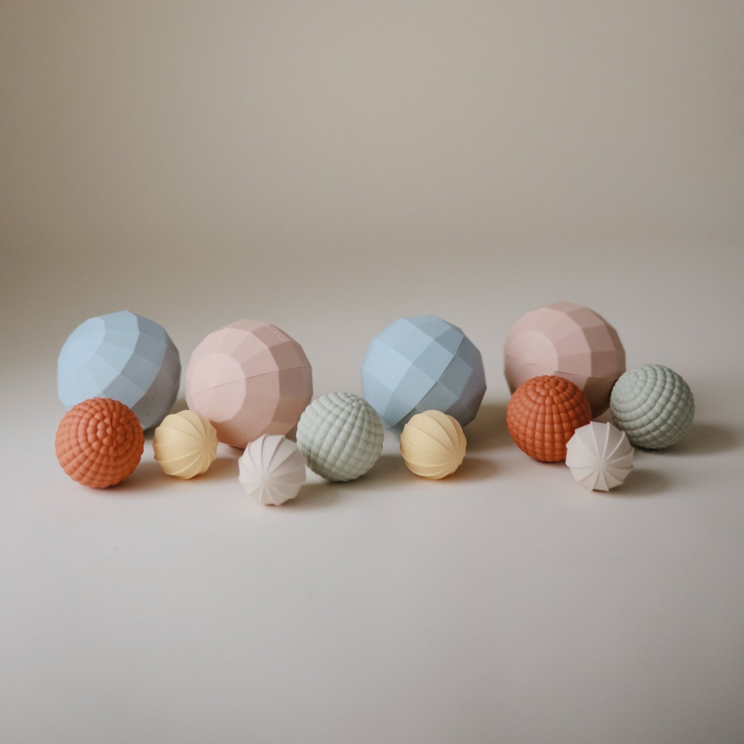 Nesting Spheres Sensory Toy - Tenth &amp; Pine - toys - Blush