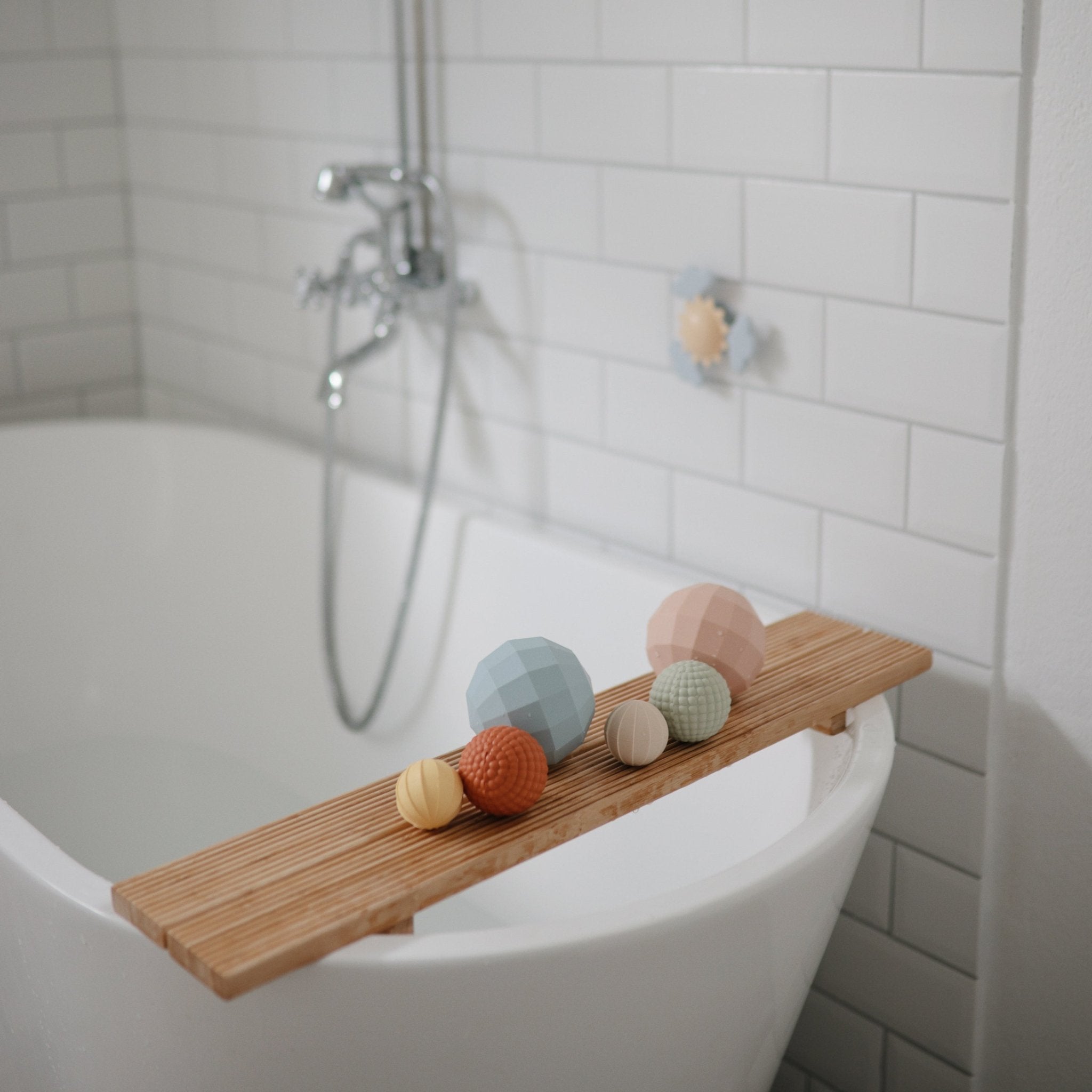 Nesting Spheres Sensory Toy - Tenth &amp; Pine - toys - Blush