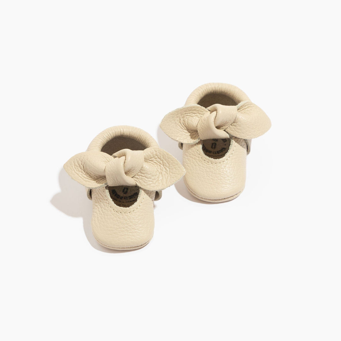 Newborn Birch Knotted Bow Baby Shoe - Tenth & Pine - Knotted Bow Mocc - Soft Sole - Newborn