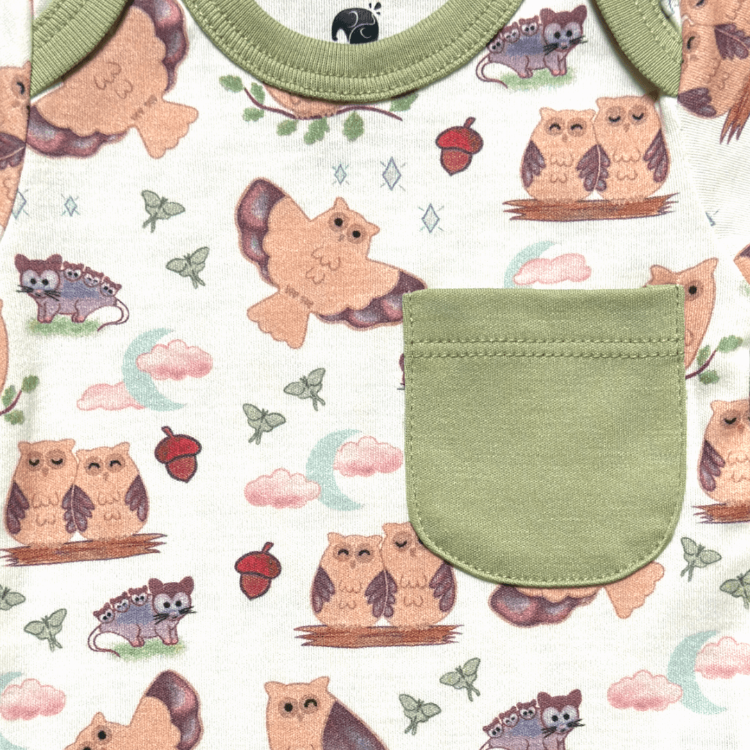 Nocturnal Short Set | Organic Pima Cotton - Tenth &amp; Pine - Summer Outfits - 0 - 3M - Kolorful