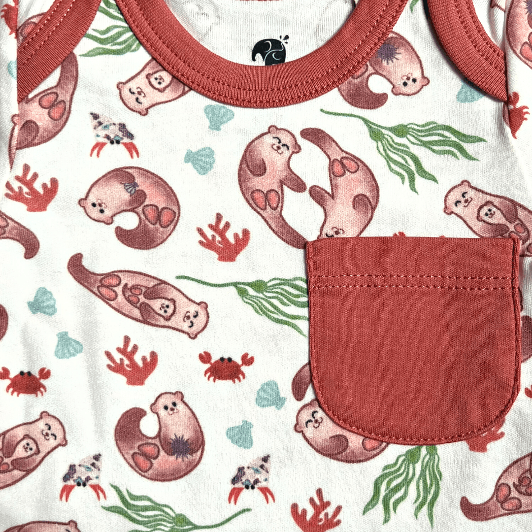 Otter Set | Organic Pima Cotton - Tenth &amp; Pine - Winter Outfits - 0 - 3M - Kolorful