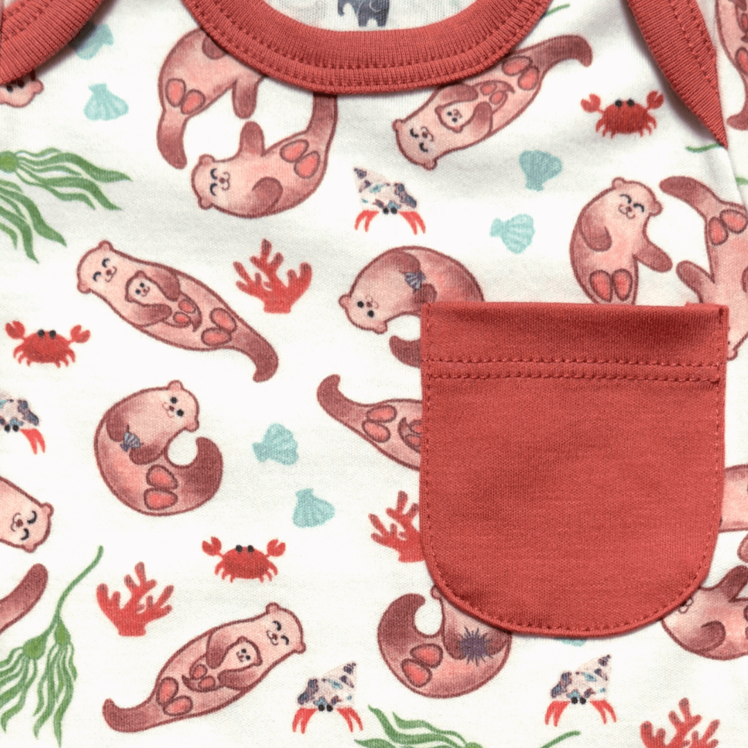 Otter Short Set | Organic Pima Cotton - Tenth &amp; Pine - Summer Outfits - 0 - 3M - Kolorful
