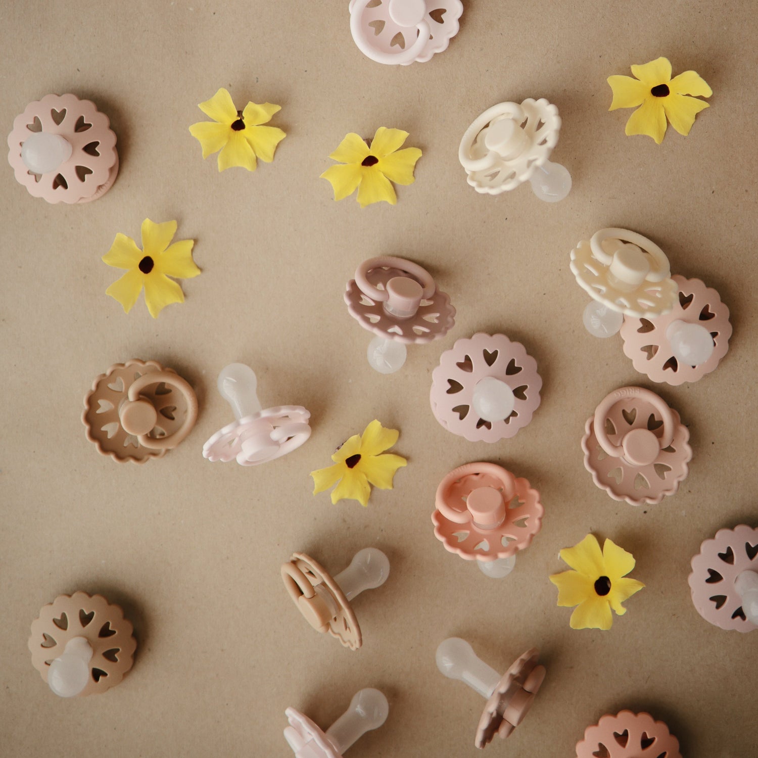 FRIGG Andersen Fairytale Silicone Pacifier 2 - Pack - Tenth &amp; Pine - FRIGG PACIFIERS - 6 - 18 months - Stone Blue/Willow Gray