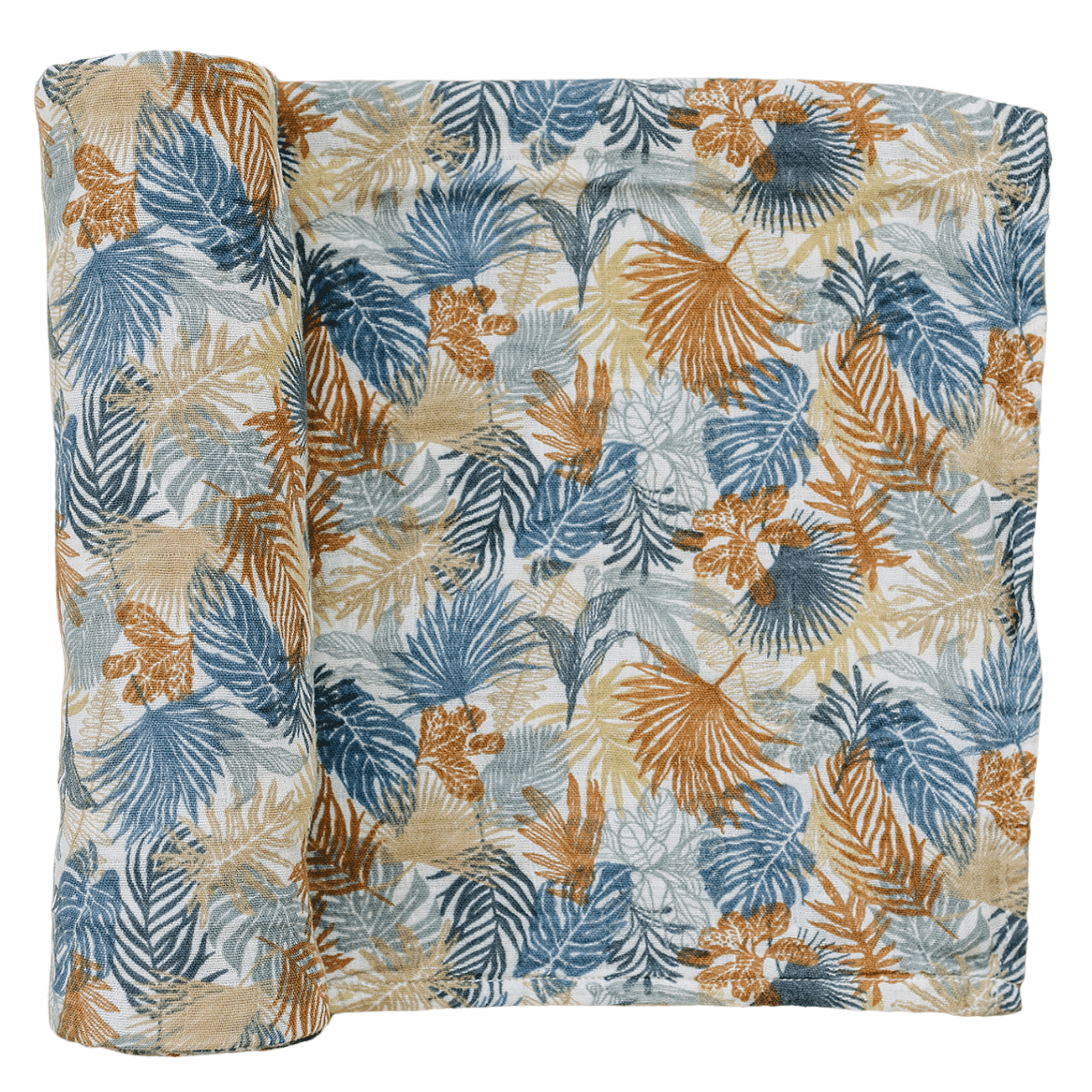 Paradise Palms Muslin Swaddle Blanket - Tenth &amp; Pine - 
