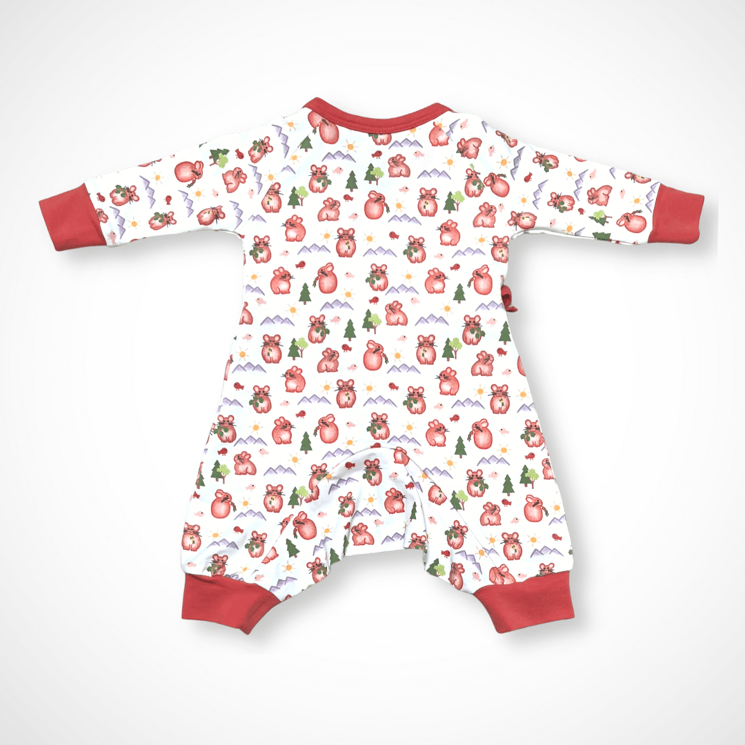 Pika Kimono | Organic Pima Cotton - Tenth &amp; Pine - Winter Outfits - 0 - 3M - Kolorful