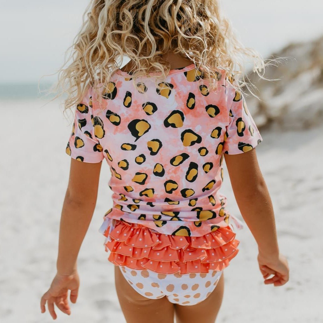 Pink Lep Rash Guard Swimsuit - Tenth &amp; Pine - Swimsuit - 18 Months - Oopsie Daisy