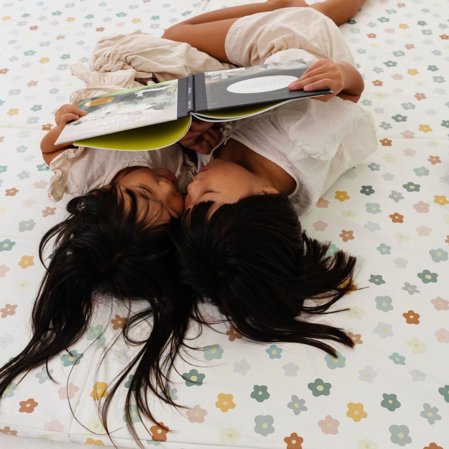 Playful Posies Vegan Leather Mat - Tenth &amp; Pine - Vegan Leather Padded Mat - Mega