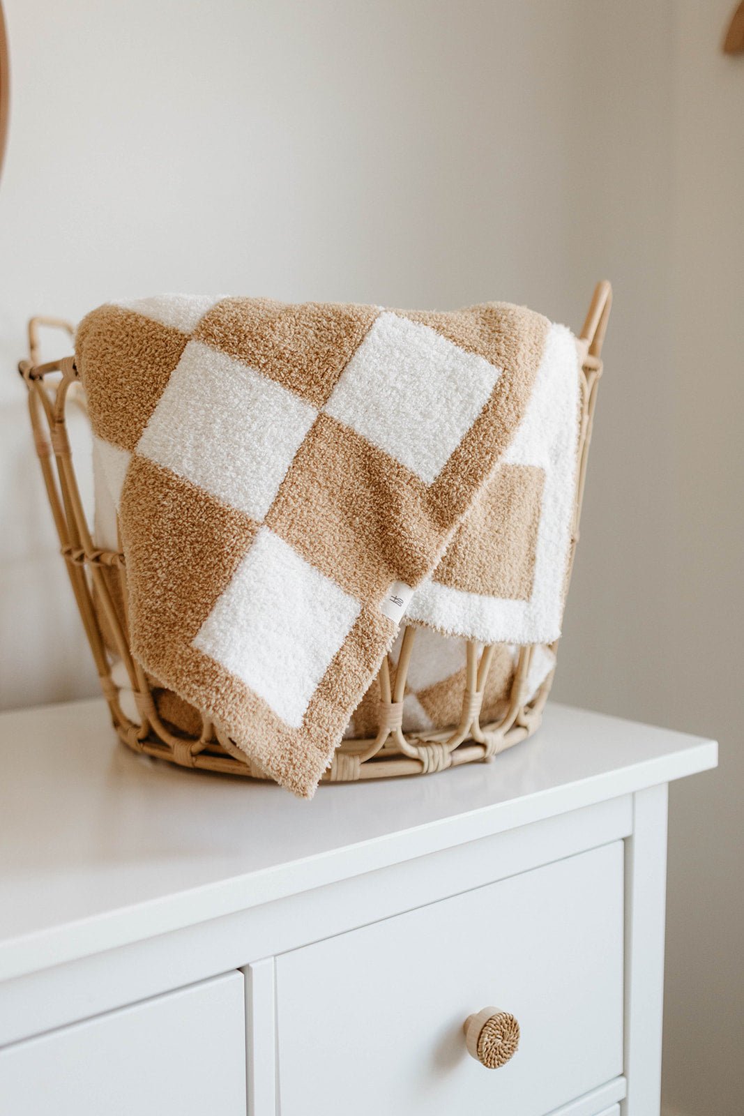 Plush Blanket | Original Checkerboard - Tenth & Pine - Swaddling Blankets - Baby/Toddler 45x45 inches