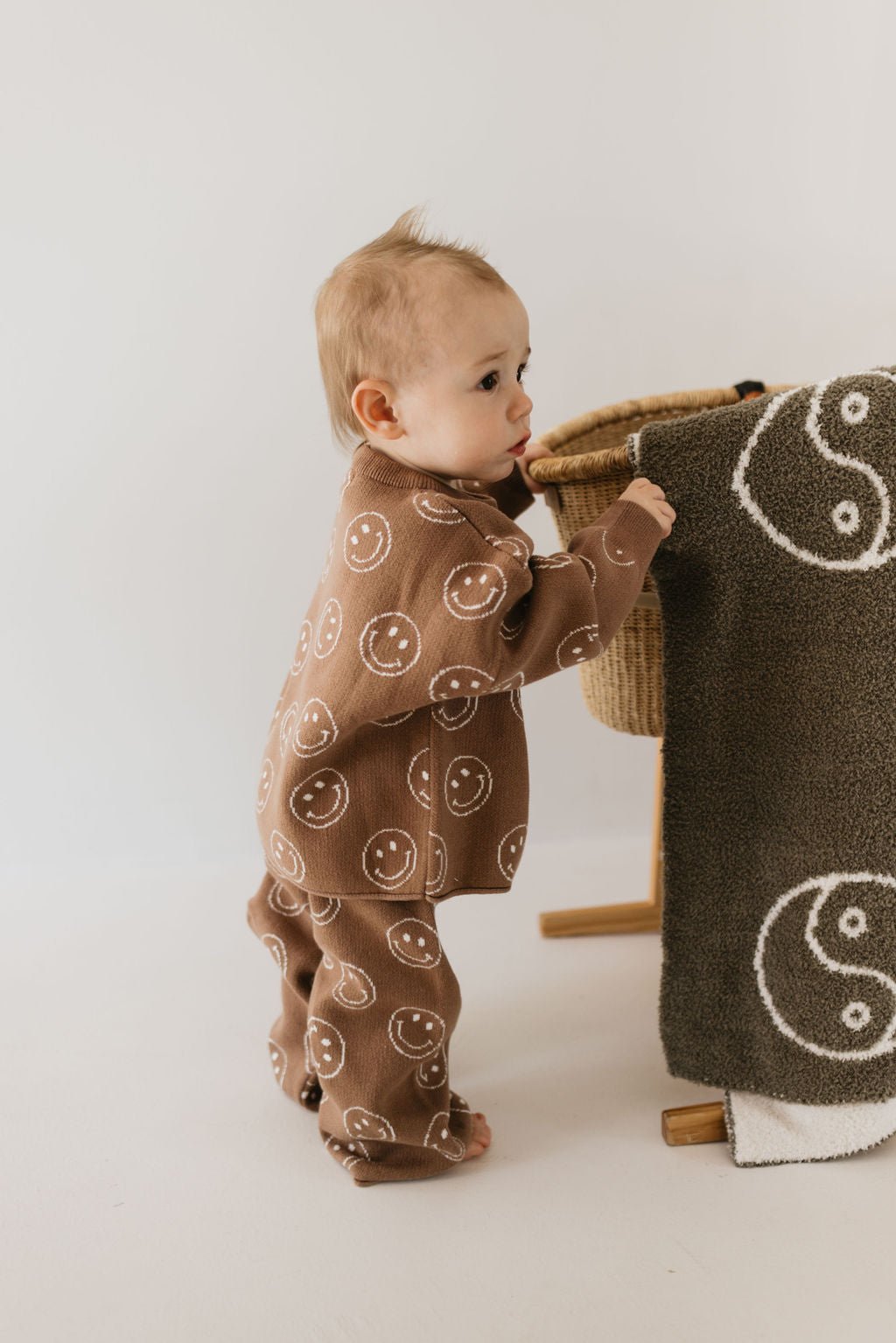 Plush Blanket | Sage Yin Yang - Tenth & Pine - Plush Blanket - Baby (45x45)