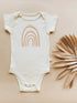 Rainbow Clay Organic Cotton Short Sleeve Baby Bodysuit - Tenth & Pine - Short Sleeve Onesie - 0 - 3M - Tenth & Pine