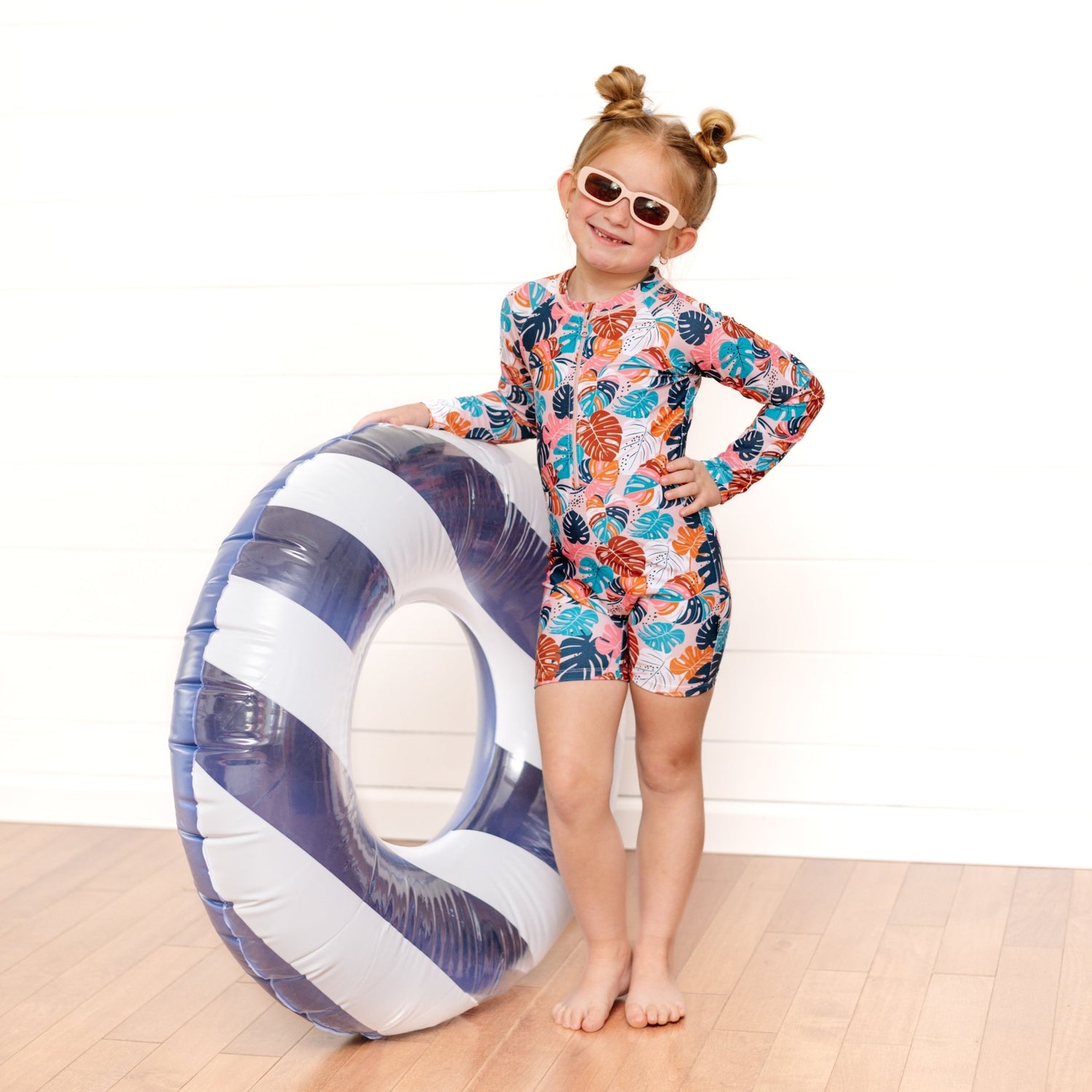 RASH GUARD - Monstera - Tenth &amp; Pine - Rash Guard - 6/12m - millie + roo