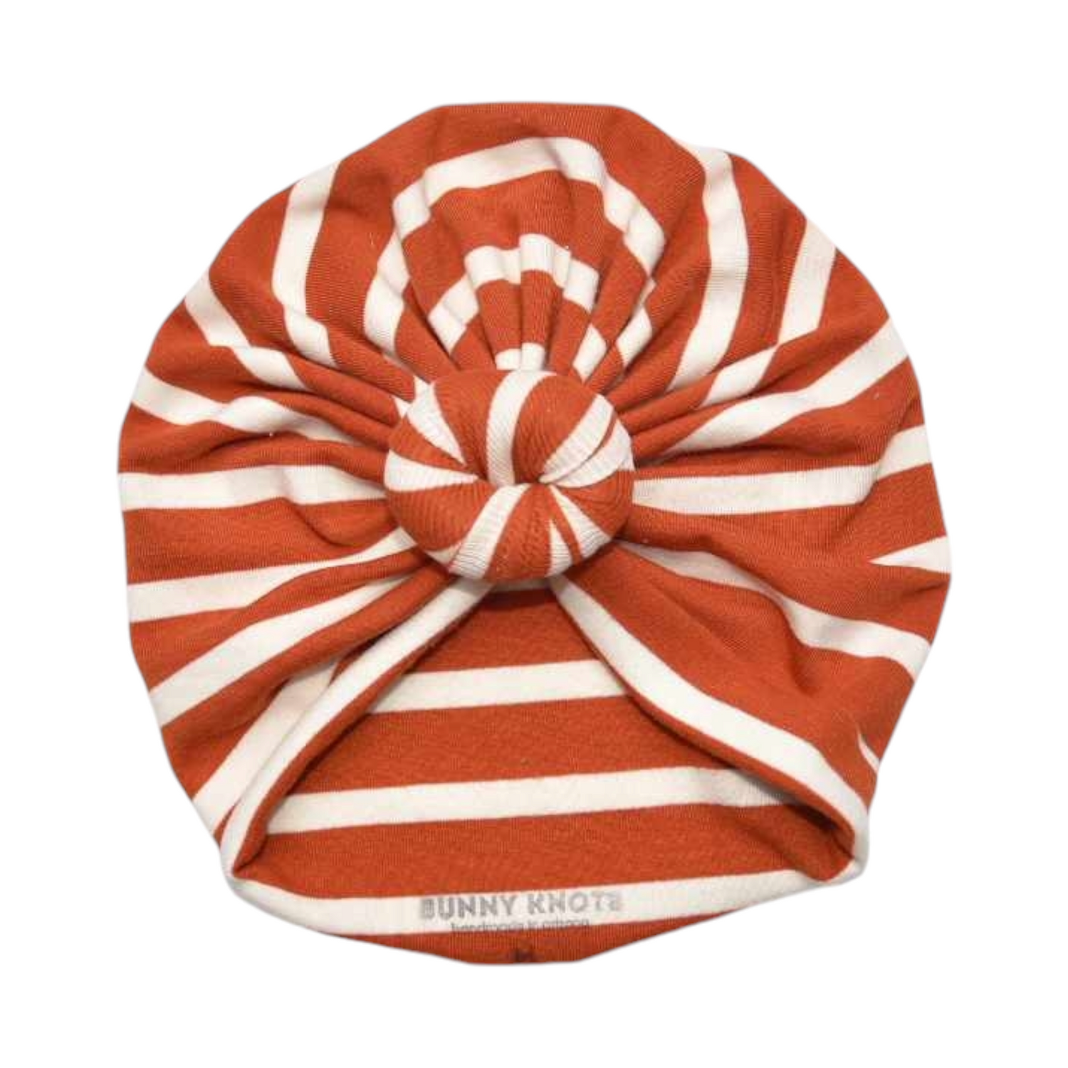 Cubbie | Copper &amp; White Stripe | Classic Headwrap
