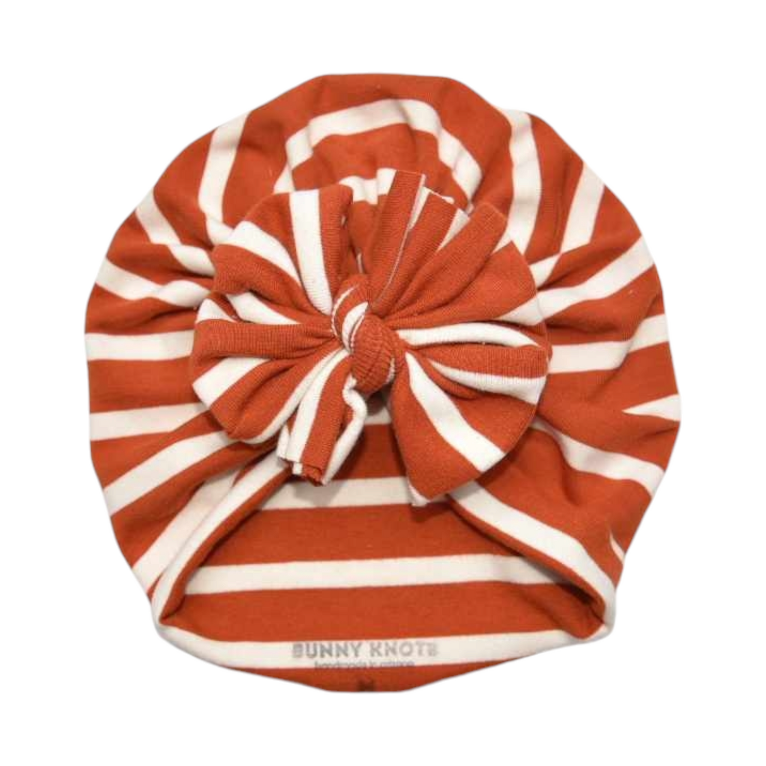 Cubbie | Copper &amp; White Stripe | Classic Headwrap