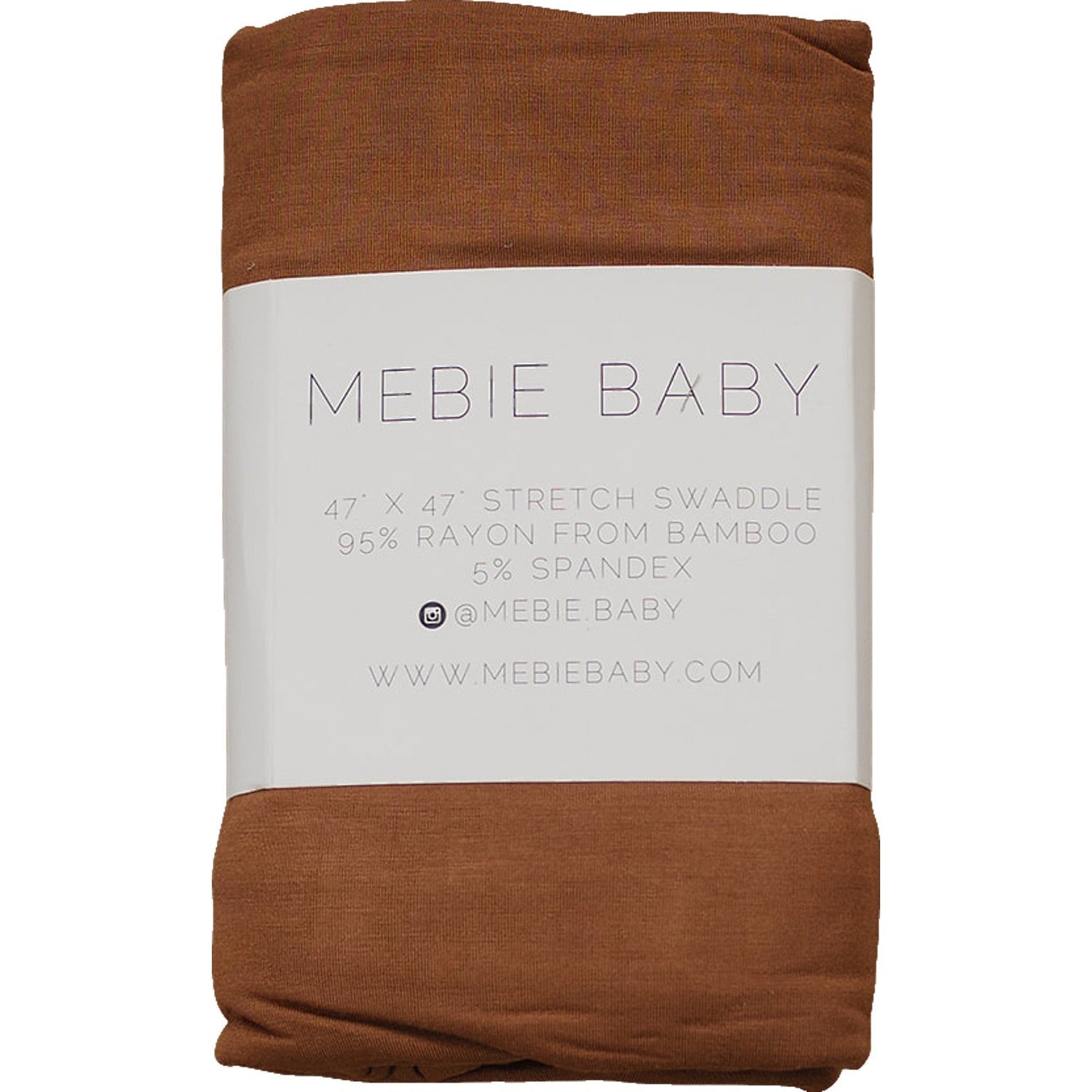 Rust Bamboo Stretch Swaddle - Tenth &amp; Pine - 