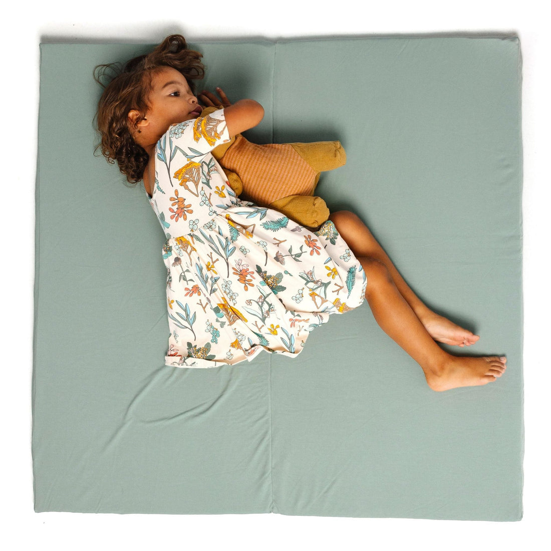 Sage Jersey Mat - Tenth & Pine - Organic Cotton Padded Mat - Standard