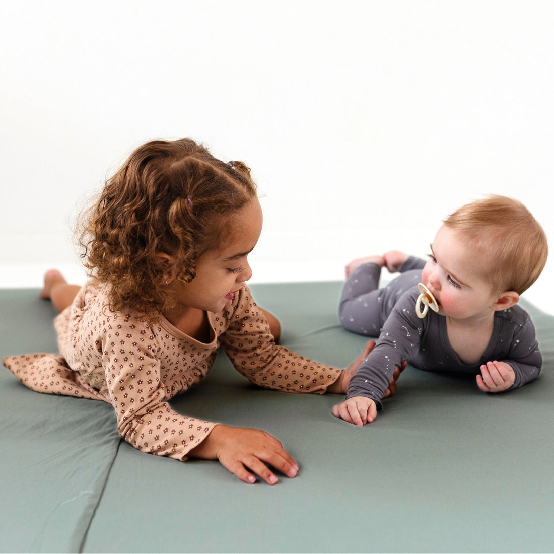 Sage Jersey Mat - Tenth & Pine - Organic Cotton Padded Mat - Standard