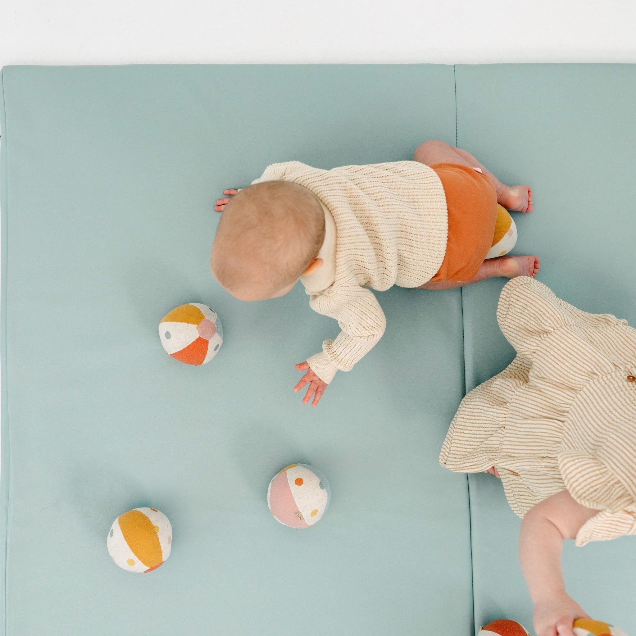 Sage Vegan Leather Mat - Tenth &amp; Pine - Vegan Leather Padded Mat - Mega