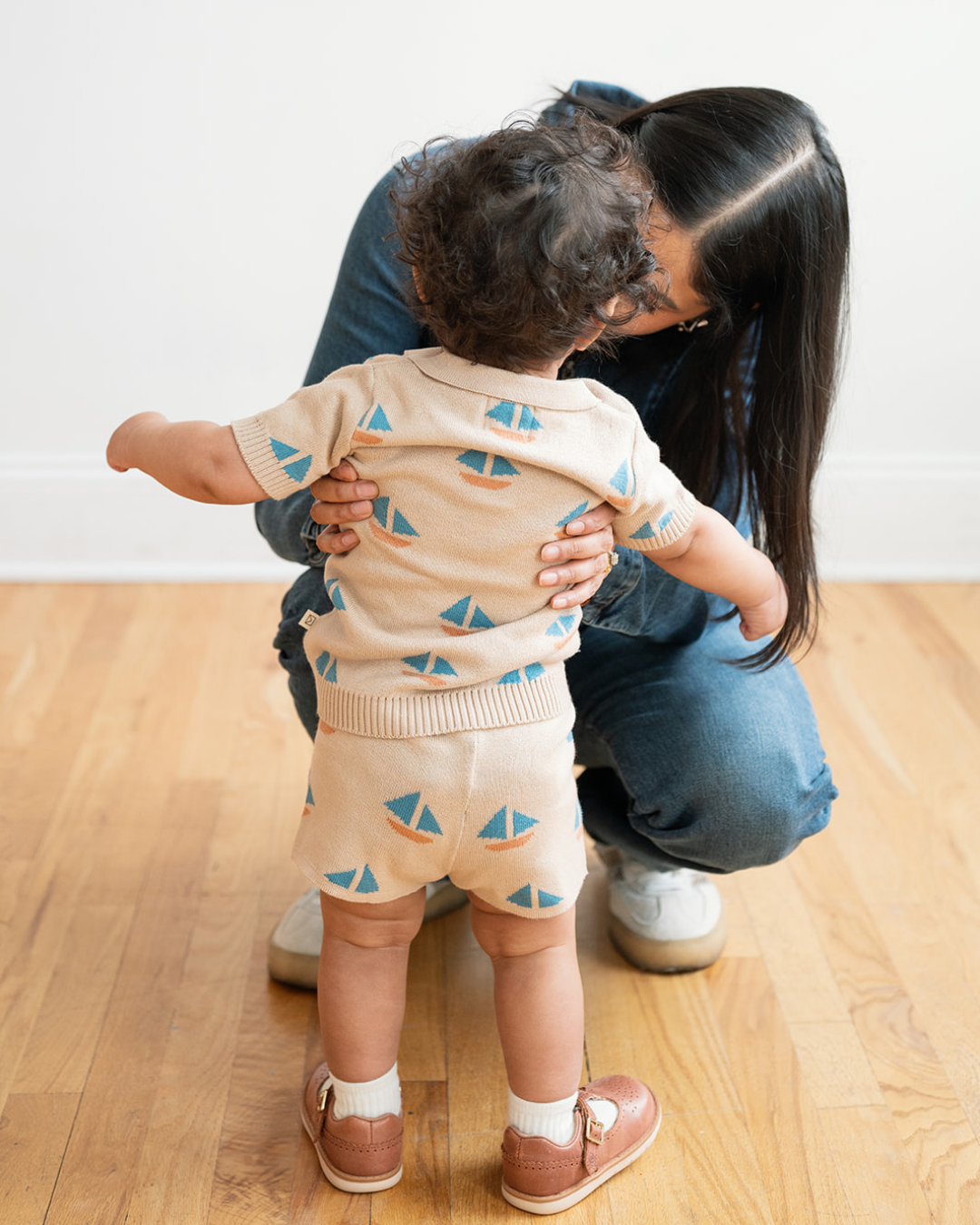 Cameron Knit Polo Sand Dollar