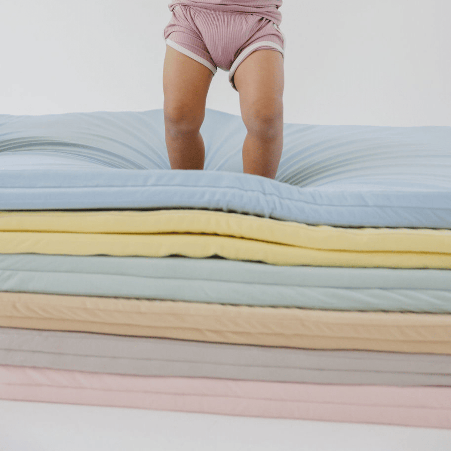 Sandcastle Jersey Mat - Tenth &amp; Pine - Organic Cotton Padded Mat - Mega