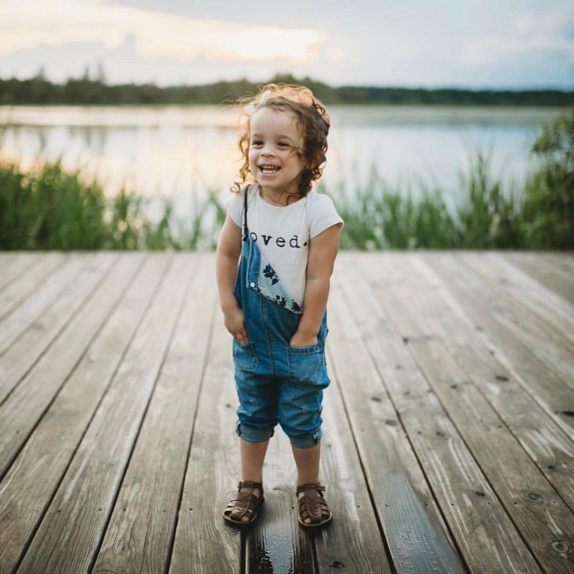 Short Sleeve Bodysuit | Loved. | Organic Cotton - Tenth &amp; Pine - Short Sleeve Onesie - 0 - 3M