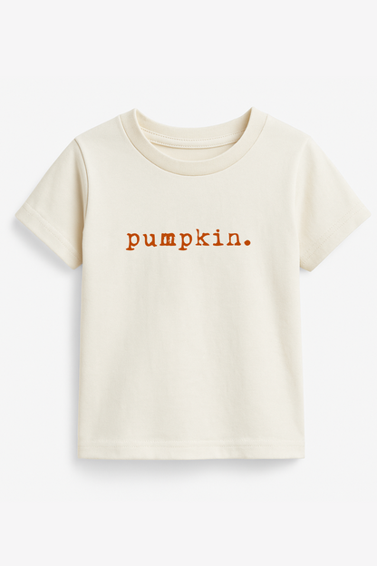 Pumpkin Organic Cotton Kids T-Shirt Short Sleeve