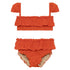 Tangerine Mini Cabana Bikini Set - Tenth & Pine - Mini Swimwear - 0 - 6 Months - Tangerine - Montce