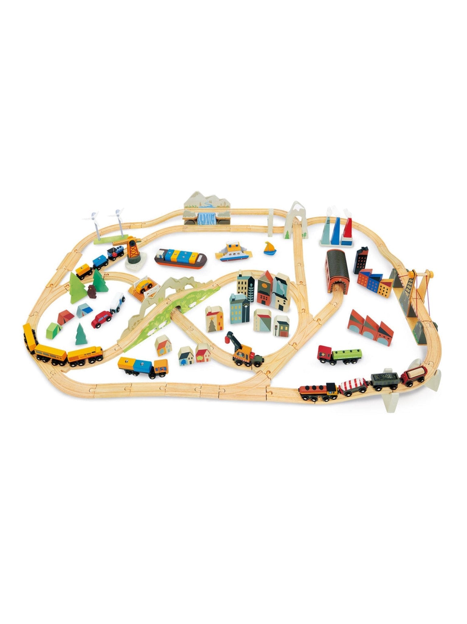 Tender Leaf Toys Mountain View Train Set - Tenth &amp; Pine - Toys - 