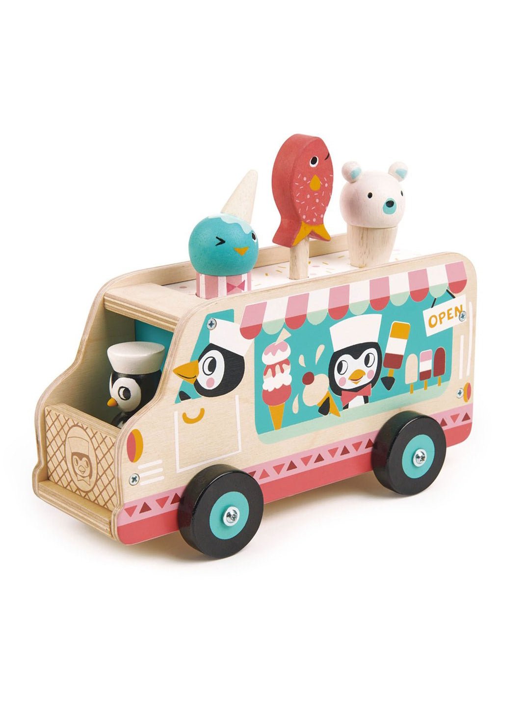 Tender Leaf Toys Penguin’s Gelato Van - Tenth & Pine - Toys -