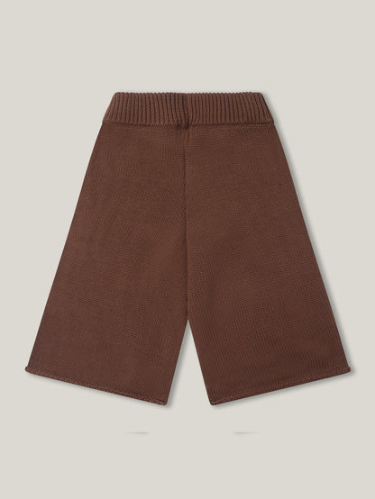The Wide Leg Knit Trouser