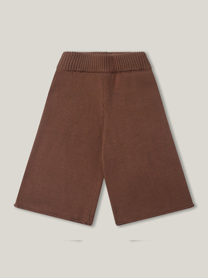 The Wide Leg Knit Trouser