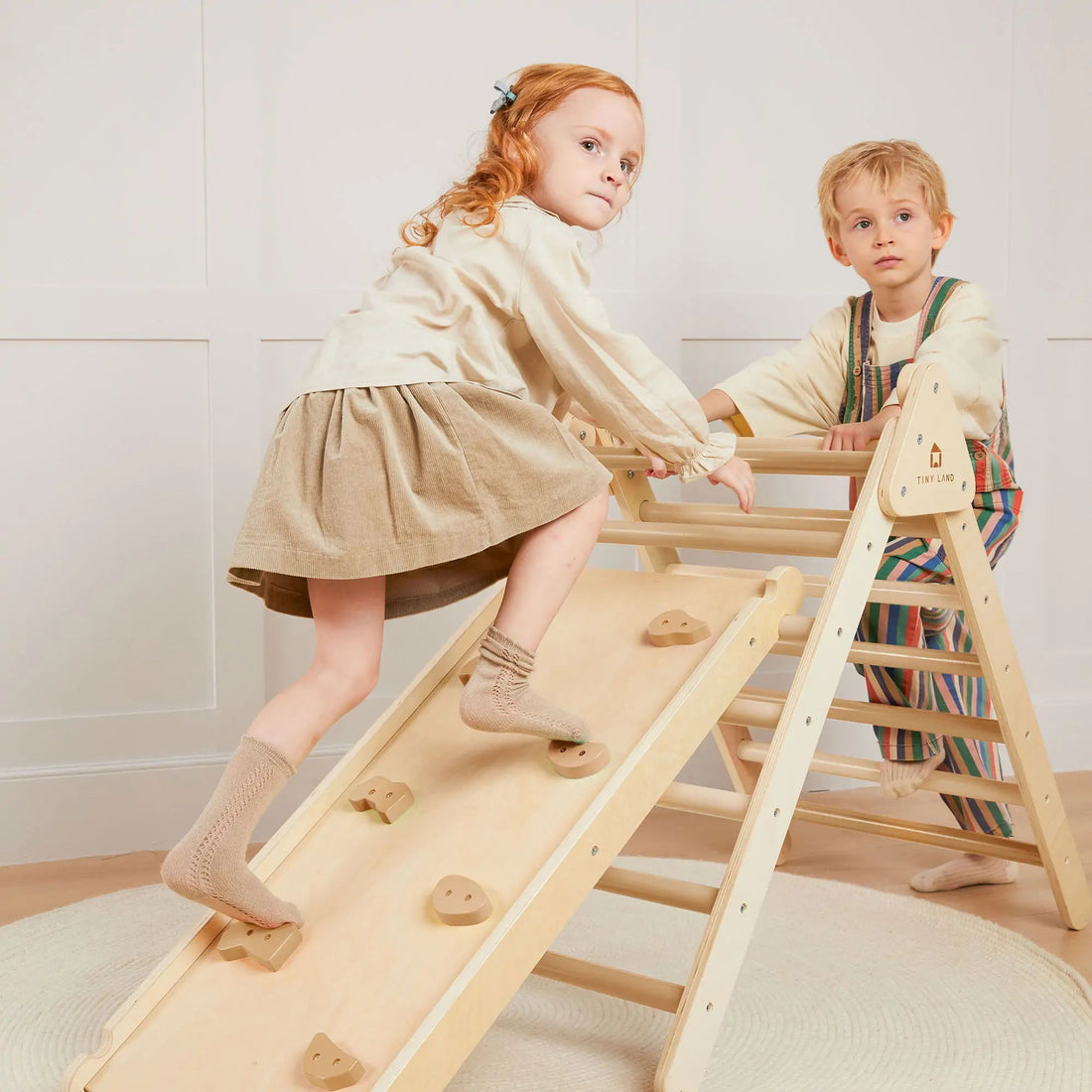 Tiny Land® 7 - in - 1 Montessori Climbing Set - Tenth & Pine - climbing set -