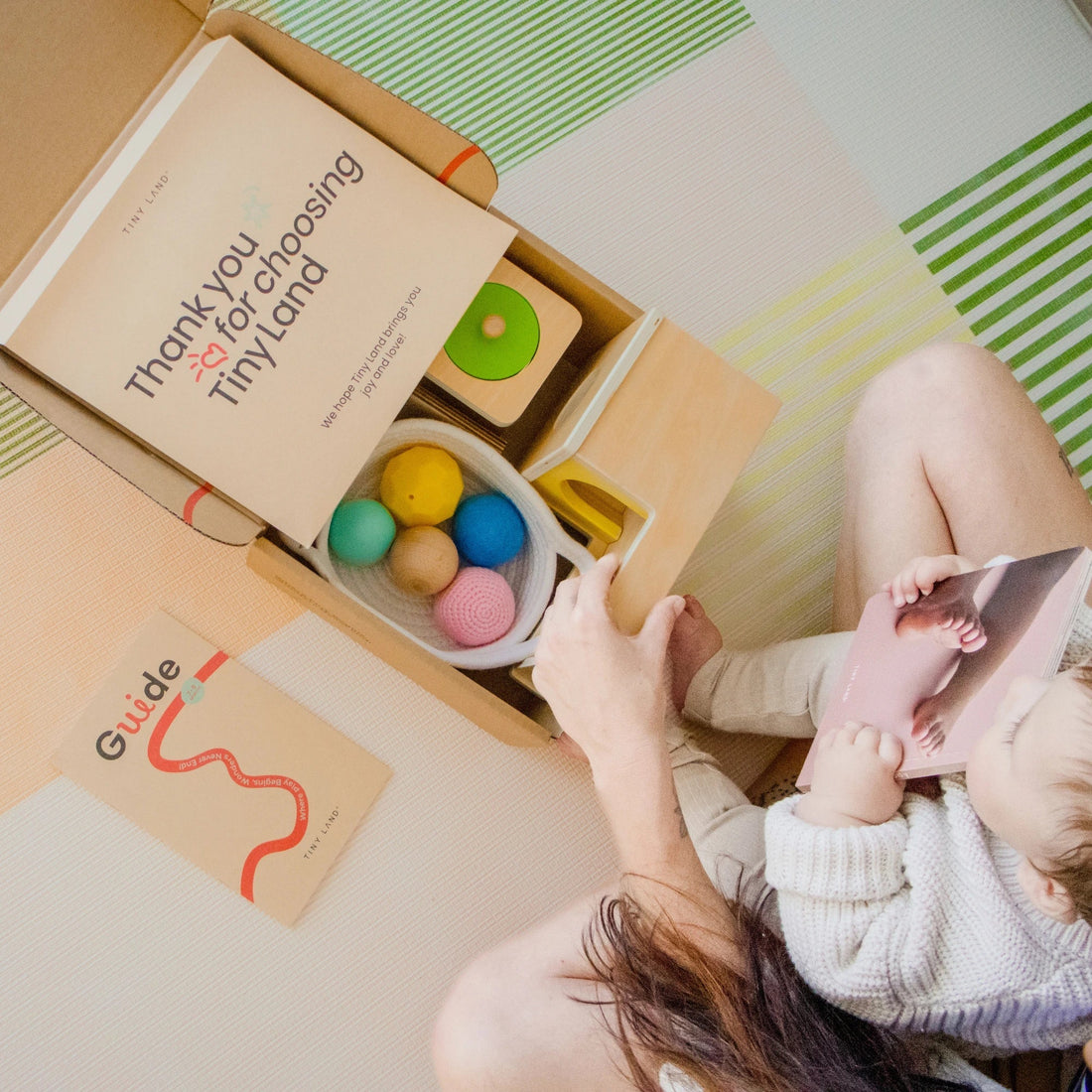 Tiny Land® Montessori Toys Set for Newborns ( 7 - 9 month ) - Tenth & Pine - Toys & Games -
