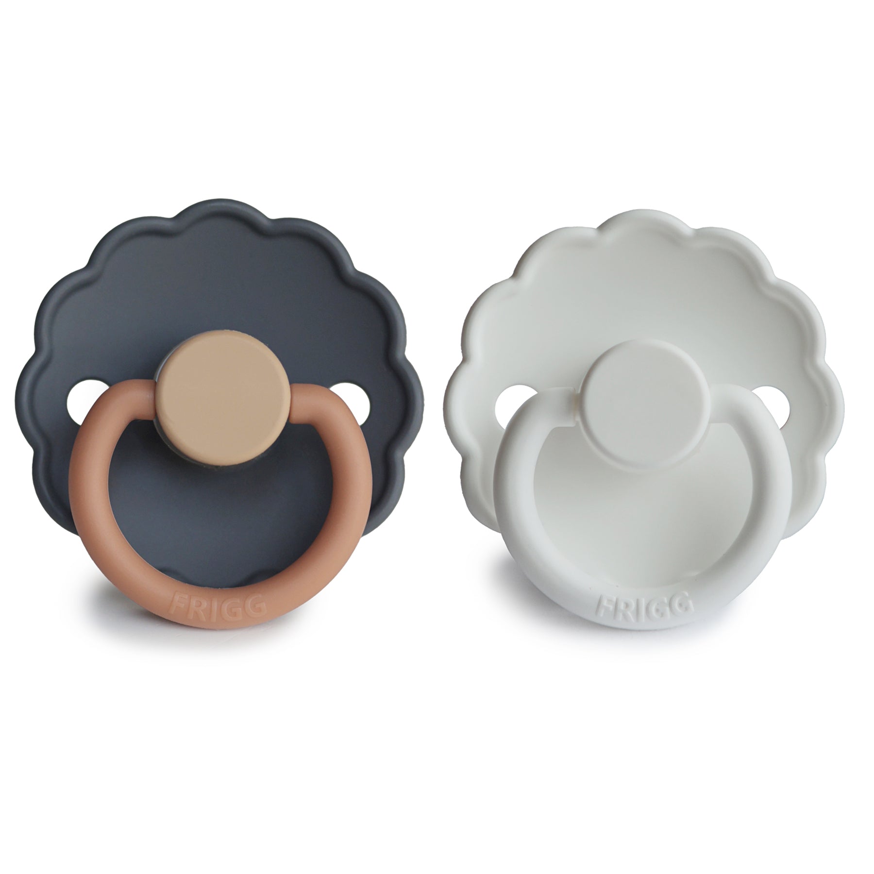 FRIGG Daisy Silicone Pacifier 2 - Pack - Tenth &amp; Pine - FRIGG PACIFIERS - 6 - 18 months - Cream/Lupine