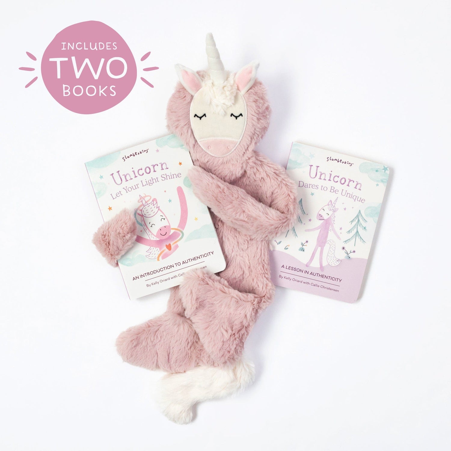Unicorn Snuggler - Tenth &amp; Pine - Snuggler Double Bundle - Rose