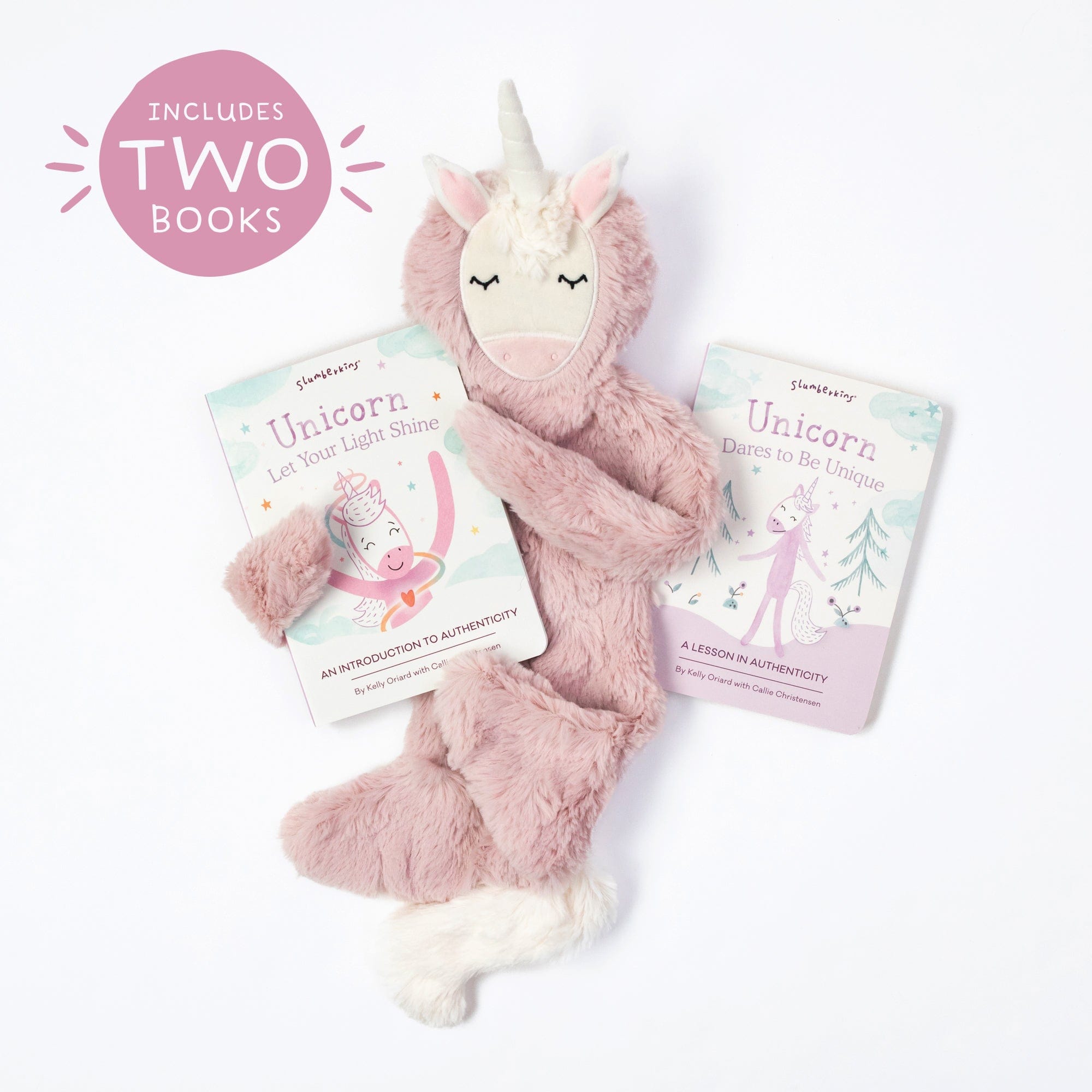 Unicorn Snuggler - Tenth &amp; Pine - Snuggler Double Bundle - Rose