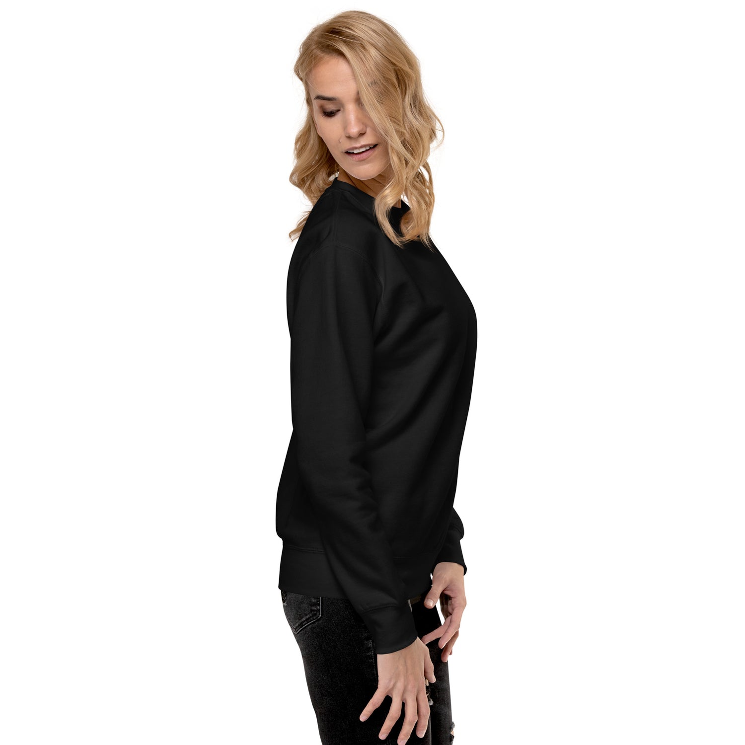 Mama. Embroidered | Premium Adult Sweatshirt - Tenth &amp; Pine - S - Black
