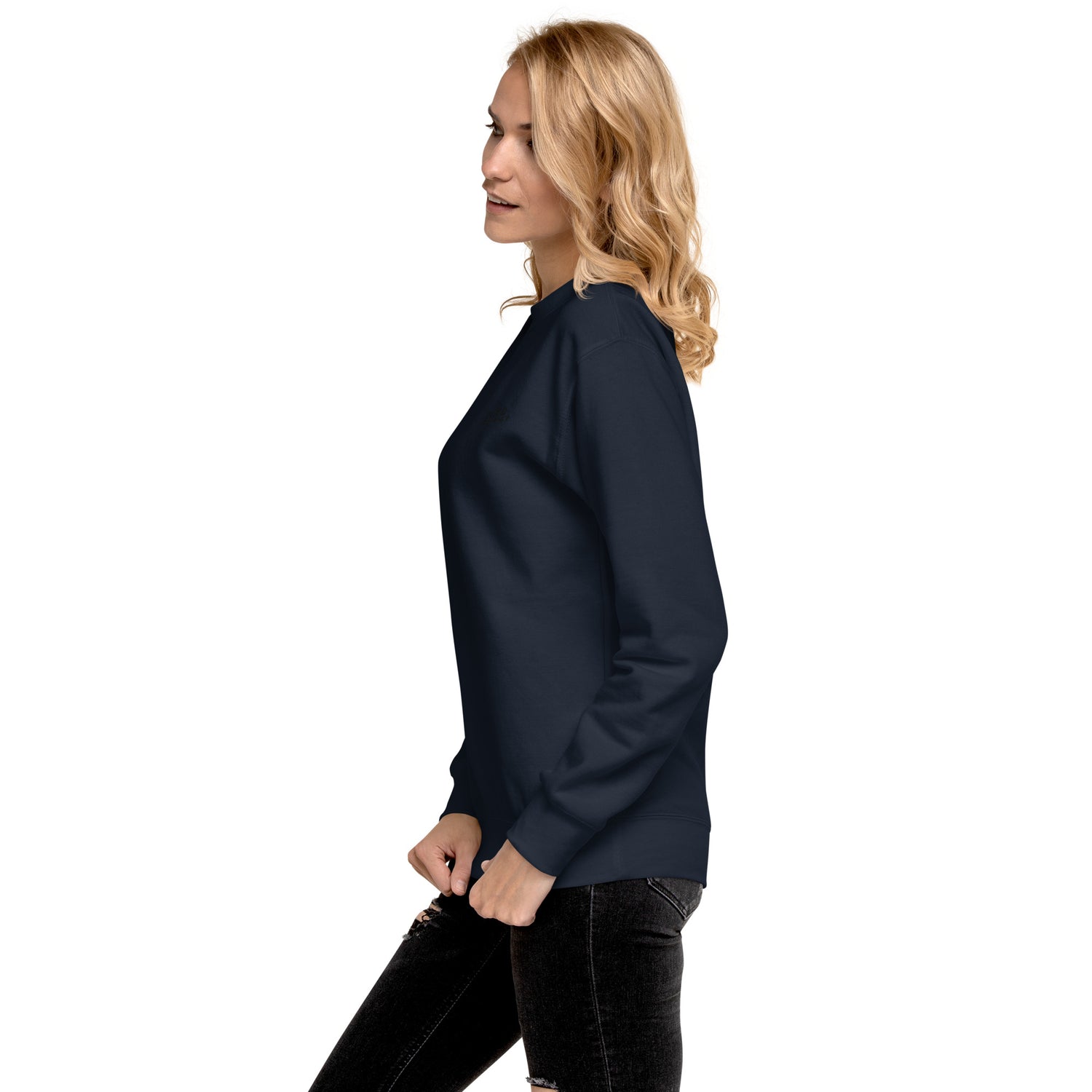 Mama. Embroidered | Premium Adult Sweatshirt - Tenth &amp; Pine - S - Black