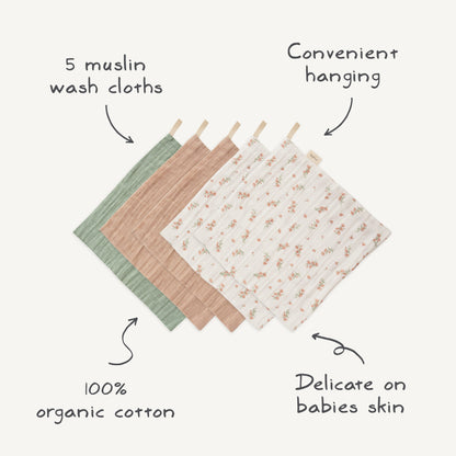 Muslin Cotton Washcloth