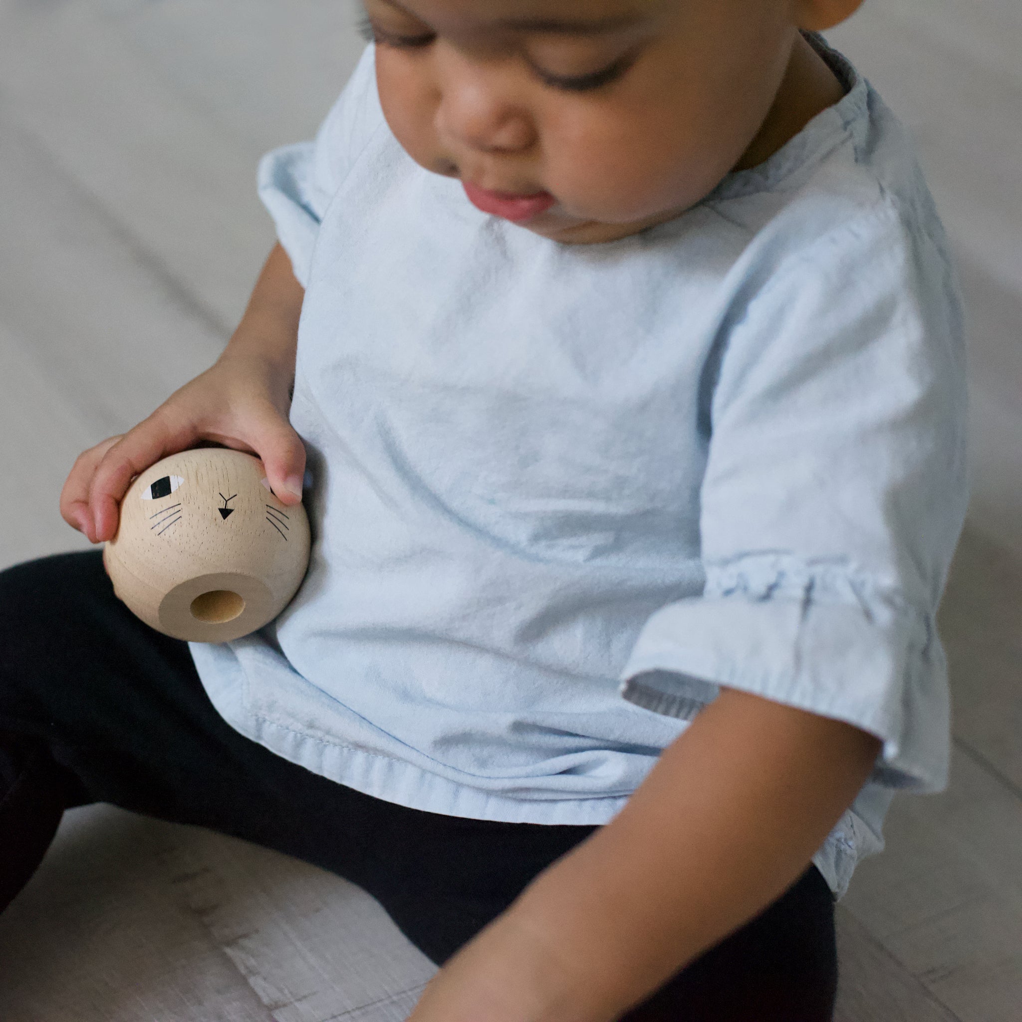 Wood Stacker - Cat - Tenth &amp; Pine - Wooden Toys - 