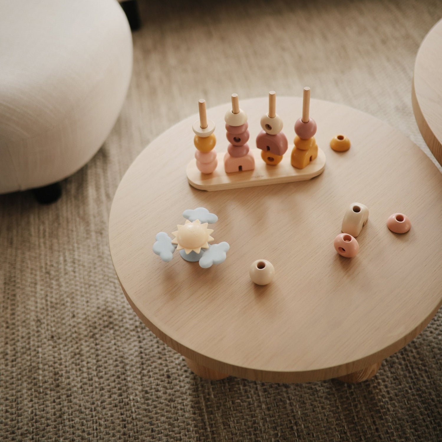 Wooden Multi Shape Stacker - Tenth &amp; Pine - Wooden Multi Shape Stacker - Sunrise